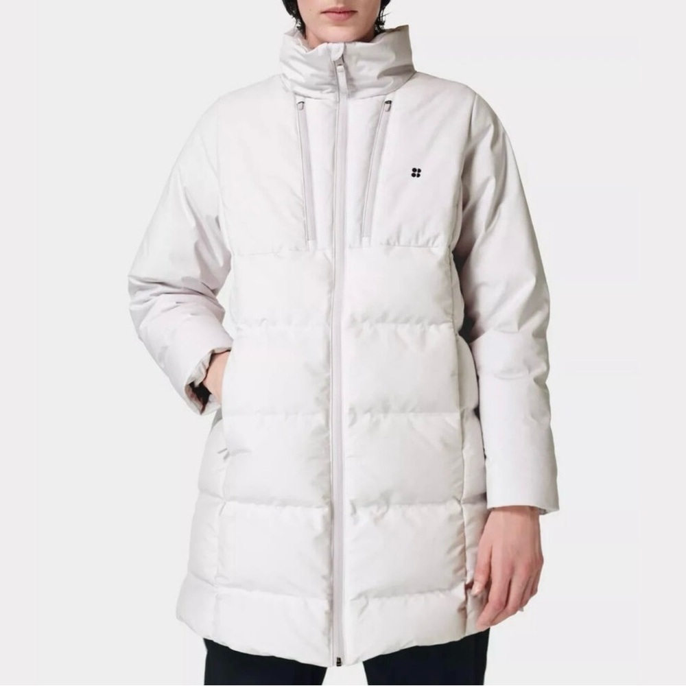 NEW Sweaty Betty Size 10 Down 3-in-1 Climate Ski Jacket Pink Waterproof Packable - Picture 6 of 16